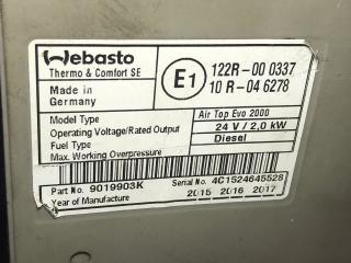 автономный отопитель (Webasto) Volvo FH 4 2015, 12.8 л., D13K500, дизель, АКПП