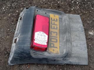 защита арок задняя левая (подкрылок) DAF CF-series 1 поколение 2013, 12.9 л., MX 340, дизель, АКПП, красный, правый руль, 1875556