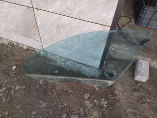 стекло двери передней левой Mercedes-Benz E-Класс W211/S211 2005, 2.1 л., CDi, OM 646.961, дизель, АКПП, серебро, седан, задний привод, правый руль