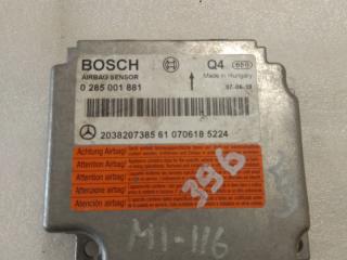 блок AirBag Mercedes-Benz CLK-Класс C209/A209 [рестайлинг] 2007, 2.2 л., OM 646.966, дизель, купе, 2038207385, A2038700026, A2038209885, A2038206385, A2038204585, A2038206485