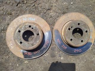 диски тормозные (комплект) Mercedes-Benz CLK-Класс C209/A209 [рестайлинг] 2005, 2.2 л., OM 646.966, дизель, купе