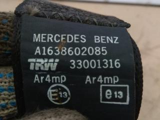 ремень безопасности Mercedes-Benz M-Класс W163 [рестайлинг] 2004, 4.0 л., дизель, АКПП, черный, внедорожник 5 дв., A1638602085