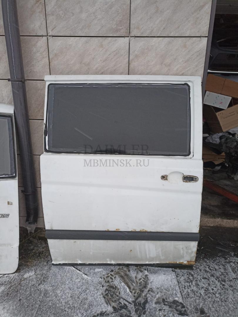 дверь сдвижная Mercedes-Benz Vito W639 2004, 2.2 л., OM 646.983, дизель, МКПП, белый, задний привод - фото №1