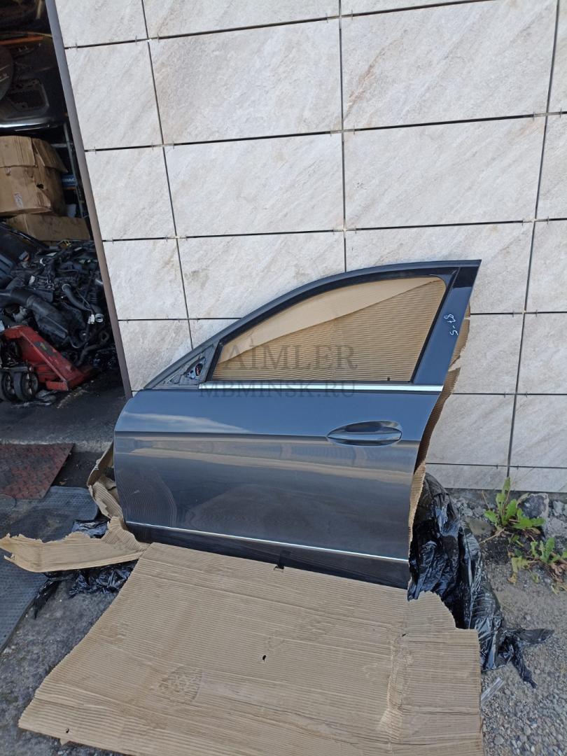 дверь передняя левая Mercedes-Benz E-Класс W212/S212/C207/A207 W212 2012, 2.1 л., CDi, OM 651.924, дизель, АКПП, серый металлик, седан, задний привод, правый руль - фото №1