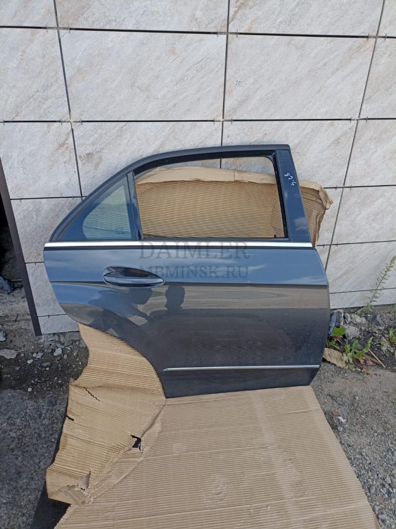 дверь задняя правая Mercedes-Benz E-Класс W212/S212/C207/A207 W212 2012, 2.1 л., CDi, OM 651.924, дизель, АКПП, серый металлик, седан, задний привод, правый руль - фото №1