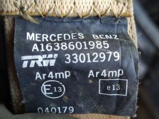 ремень безопасности Mercedes-Benz M-Класс W163 2000, A1638601985