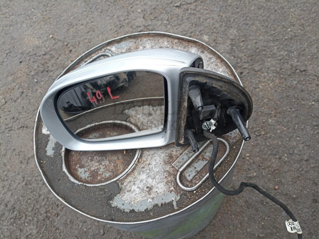 зеркало наружное левое Mercedes-Benz M-Класс W164 2007, 3.0 л., OM 642.940, дизель, АКПП, правый руль - фото №1