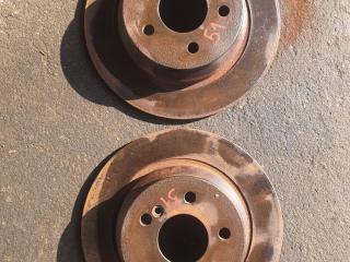 диски тормозные задние Mercedes-Benz E-Класс W211/S211 [рестайлинг] 2007, 2.1 л., OM 646.821, дизель, АКПП, серебристый, седан, правый руль