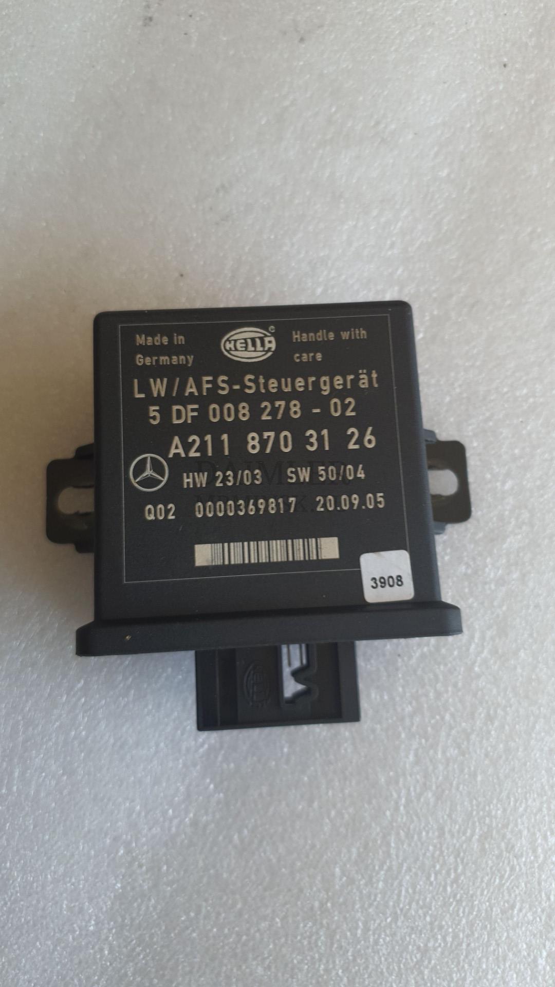 блок регулировки угла наклона фар Mercedes-Benz E-Класс W211/S211 2005, 3.0 л., OM 642.920, дизель, АКПП, серебро, седан, правый руль, A2118703126 - фото №1