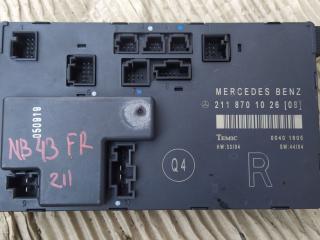 модуль управления двери Mercedes-Benz E-Класс W211/S211 2005, 3.0 л., OM 642.920, дизель, АКПП, серебро, седан, правый руль, 2118701226, A2118701026, A2118707226, A2118702885