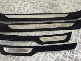 комплект накладок на пороги (внутренние) BMW 3 серия E90/E91/E92/E93 [рестайлинг] E91 2008, 3.5 л., M57D30 (306D5), дизель, АКПП, sonderlackierung (490), универсал, задний привод, правый руль, 51477906897, 51477906898, 51477906899, 51477906900