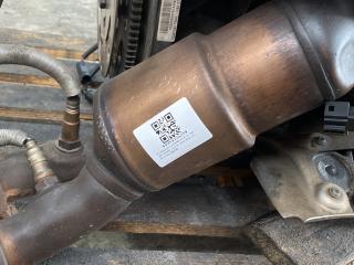 катализатор BMW X5 E70 2010, 3.0 л., N52 B30 AF, бензин, АКПП, белый alpinweiß uni (300), внедорожник 5 дв., полный привод, 18407558770, 7558773