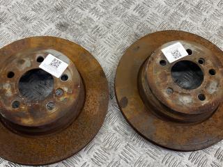 диск тормозной задний BMW X5 E70 2010, 3.0 л., N52 B30 AF, бензин, АКПП, белый alpinweiß uni (300), внедорожник 5 дв., полный привод, 34216886479, 6886479