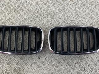 решетка радиатора BMW X5 E70 2010, 3.0 л., N52 B30 AF, бензин, АКПП, белый alpinweiß uni (300), внедорожник 5 дв., полный привод, 51137157687, 51137157688