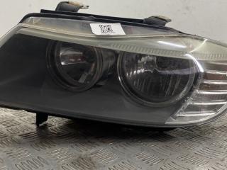 фара левая BMW 3 серия E90/E91/E92/E93 E90 2007, 3.0 л., M57 D30 (306D3), дизель, АКПП, черный, седан, задний привод, правый руль, 63117202575, 7202575
