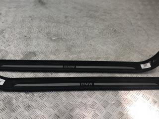 комплект накладок на пороги (внутренние) BMW 3 серия E90/E91/E92/E93 2007, 3.5 л., M57D30 (306D5), дизель, АКПП, spacegrau metallic (a52), купе, задний привод, правый руль, 51477201965, 51477201966