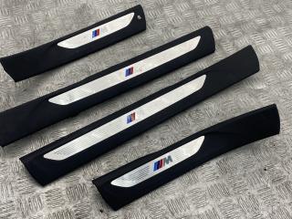 комплект накладок на пороги (внутренние) BMW X5 F15 2015, 3.0 л., N57 D30 A, дизель, АКПП, mineralweiß metallic (a96), внедорожник 5 дв., полный привод, правый руль, 7284557, 7284558, 7284579, 7284580, 51478055065, 51478055066