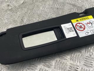 козырек солнцезащитный BMW X5 F15 2015, 3.0 л., N57 D30 A, дизель, АКПП, mineralweiß metallic (a96), внедорожник 5 дв., полный привод, правый руль, 51167402633