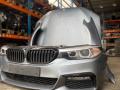 передняя часть (ноускат) BMW 5 серия G30/G31 G30 2019, 3.0 л., B58 B30 A, бензин, АКПП, bluestone metallic (c2y), седан, полный привод, правый руль - фото №4