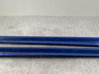 накладка на порог BMW 3 серия F30/F31/F34 F30 2014, 2.0 л., N20 B20 B, бензин, АКПП, синий, седан, полный привод