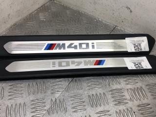 комплект накладок на пороги (внутренние) BMW X3 G01 2020, 3.0 л., B58 B30 A, бензин, АКПП, brillanteffekt metallic (a90), внедорожник 5 дв., полный привод, правый руль, 8089597