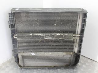 кассета радиаторов BMW X5 E70 2007, 3.0 л., M57 D30 (306D3), дизель, правый руль, 17117533472, 17517809321, 17217606348