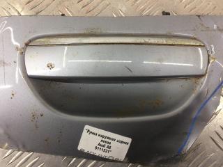 ручка наружная задняя левая Audi A6 4F/C6 2007, серебро, седан