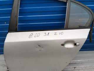 дверь задняя левая BMW 5 серия E60/E61 2005, серебро, седан