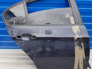 дверь задняя правая BMW 3 серия E90/E91/E92/E93 [рестайлинг] 2008, синий, седан