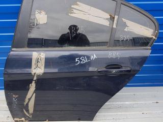 дверь задняя левая BMW 3 серия E90/E91/E92/E93 2007, синий, седан