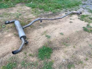 глушитель BMW X5 E70 [рестайлинг] 2012, 3.0 л., N57 D30 A, дизель, АКПП, black sapphire metallic (475), внедорожник 5 дв., полный привод, 18308506987, 8506987