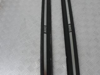 накладка на порог внутренняя BMW 3 серия E90/E91/E92/E93 [рестайлинг] 2008, 3.0 л., M57 D30 (306D3), дизель, МКПП, space-grey metallic, кабриолет, задний привод, 51477201965, 51477201966