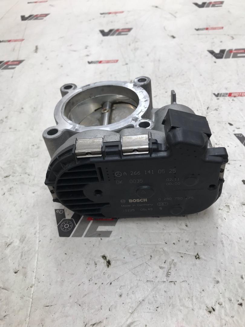 заслонка дроссельная Mercedes-Benz E-Класс W212/S212/C207/A207 (2009 - 2013), 1.8 л., M 271.860, бензин, A2661410525 - фото №1