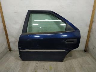 дверь задняя левая Citroen Xantia 1 поколение [рестайлинг] 2000, 2.0 л., HDi, дизель, 5МКПП, синий, хетчбэк 5 дв., 900685