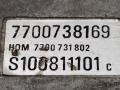 блок управления двигателем Renault 19 1 поколение 1990, 1.7 л., дизель, 7700738169, HOM7700731802, S100811101C - фото №3