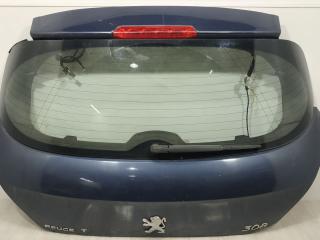 крышка багажника (дверь 3-5) Peugeot 308 1 T7 2007, 1.6 л., HDi, 9HZ (DV6TED4), дизель, 5МКПП, синий, хетчбэк 5 дв., передний привод, 8701Y3