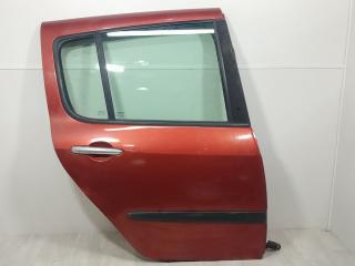 дверь задняя правая Renault Modus 1 поколение JP0J 2004, 1.4 л., i, K4J 770, бензин, 5МКПП, красный, хетчбэк 5 дв., передний привод, 7751476982