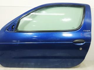 дверь передняя левая Renault Megane 1 поколение DA0F 1997, 1.6 л., i, K7M 702, бензин, 5МКПП, синий, купе, передний привод, 7751467871