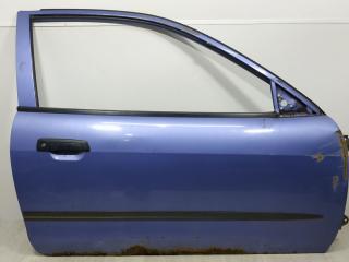 дверь передняя правая Mitsubishi Colt 5 поколение (CJO) CJ1A 1997, 1.3 л., i, 4G13 (12V), бензин, 5МКПП, голубой металлик, хетчбэк 3 дв., передний привод, MR392120