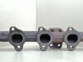 коллектор выпускной Peugeot 1007 1 поколение 2007, 1.6 л., HDi, 9HZ (DV6TED4), дизель, 5МКПП, серебристый, хетчбэк 3 дв., передний привод, 0341H0 - фото №2