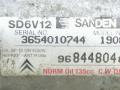 компрессор кондиционера Peugeot 1007 1 поколение 2007, 1.6 л., HDi, 9HZ (DV6TED4), дизель, 5МКПП, серебристый, хетчбэк 3 дв., передний привод, SD6V12, 9684480480, 3654010744 - фото №5