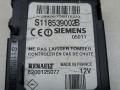 блок считывания ключ-карты Renault Scenic 2 поколение JM0G 2005, 1.9 л., DCi, F9Q 812, дизель, 6МКПП, серый, минивэн, передний привод, SIEMENS, S118539002B, 8200125077 - фото №3