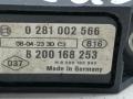 датчик абсолютного давления Nissan Micra K12 [2-й рестайлинг] K12 2008, 1.5 л., DCi, K9K, дизель, 5МКПП, серый, хетчбэк 5 дв., передний привод, 8200168253, 0281002566 - фото №3