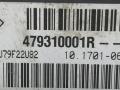 датчик ускорения Renault Laguna 3 поколение BT0A 2009, 1.5 л., DCi, K9K 780, дизель, 6МКПП, серый, передний привод, ATE, 479310001RC, 10.1701-0646.3 - фото №4