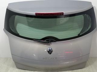 крышка багажника (дверь 3-5) Renault Megane 2 поколение BM0B 2003, 1.4 л., i, K4J 730, бензин, 5МКПП, серебристый, хетчбэк 5 дв., передний привод, 7751474294