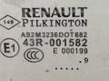 стекло двери задней правой Renault Laguna 3 поколение BT0A 2009, 1.5 л., DCi, K9K 780, дизель, 6МКПП, серый, передний привод, 823000001R - фото №2