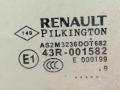 стекло двери задней левой Renault Laguna 3 поколение BT0A 2009, 1.5 л., DCi, K9K 780, дизель, 6МКПП, серый, передний привод, 823010001R - фото №2