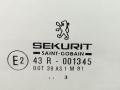 стекло двери передней правой Peugeot 607 1 поколение 9D 2003, 2.2 л., HDi, 4HX (DW12TED4/FAP), дизель, АКПП, синий, седан, передний привод, 9202E8, 9202E7 - фото №2