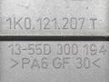 вентилятор радиатора Skoda Octavia 2 поколение (A5) 1Z 2005, 1.9 л., TDi, BJB, дизель, 5МКПП, бежевый, хетчбэк 5 дв., передний привод, 1K0121207T - фото №3
