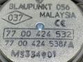 динамик двери Renault Safrane 1 поколение [рестайлинг] B54G 1999, 2.2 л., TD, G8T 740, дизель, 5МКПП, синий, хетчбэк 5 дв., передний привод, BLAUPUNKT, 7700424532, 7700424538 - фото №3